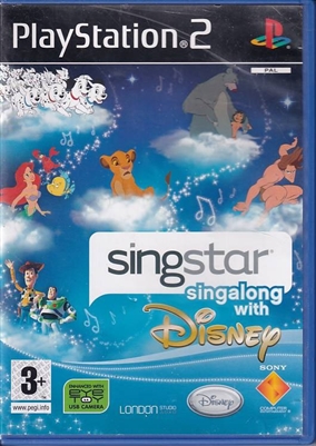 Singstar Singalong With Disney - PS2 (B Grade) (Used)